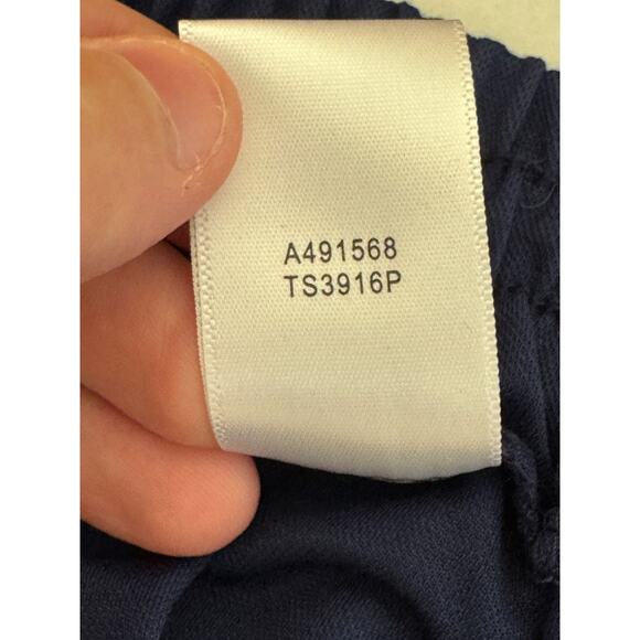 Truth + Style Regular Flounced Stretch Woven Pants Navy Medium NWOT Ruffle - Picture 8 of 12